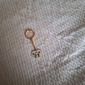 mickey and minnie keychain